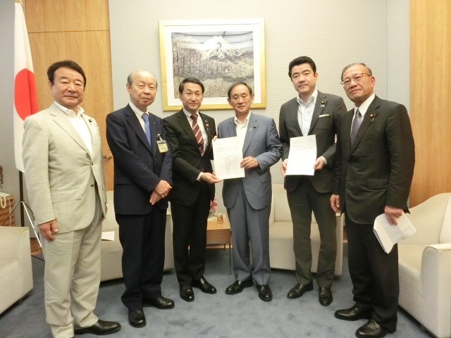 首相官邸 経済産業省への要望を行いました 海洋エネルギー資源開発促進日本海連合